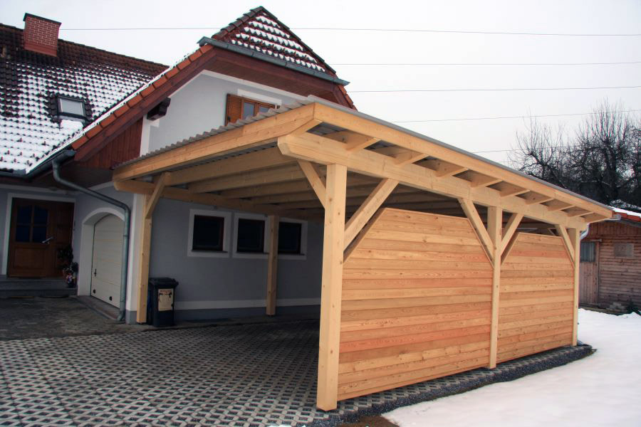 Carport Referenz CARPORTS-BMZ-0003 – Stahlkonstruktion von BMZ Zaun