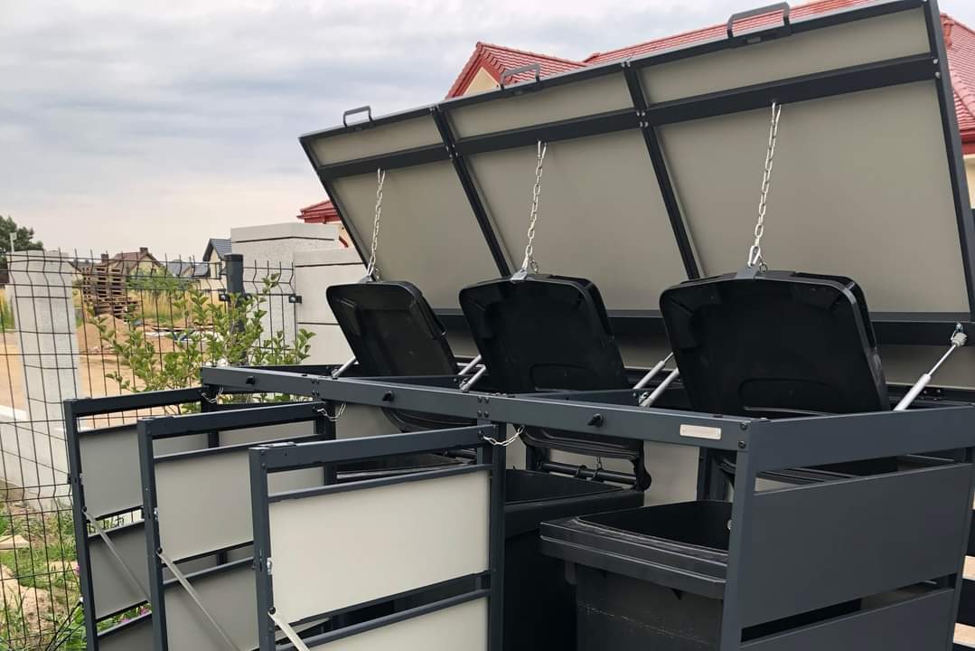 Mülltonnenbox Referenz MULLTONNEN-BMZ-0003 – saubere Lösung für den Außenbereich